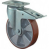 Roulette pivotante de charge lourde D. de la roue 125 mm cap. charge 450 kg avec