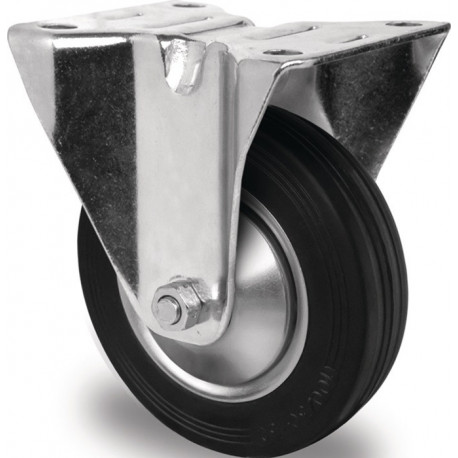 Roulette D.160mm Capolyamidecité .135kg caoutchouc Support L135xB110mm PROMAT