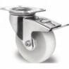 Roulette pivotante Ø 150 mm, capacité de charge 300 kg avec blocage total polyamide 135x110mm PROMAT