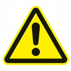 Panneau d’avertissement ASR A1.3/DIN EN ISO 7010 200 mm attention zone dangereus