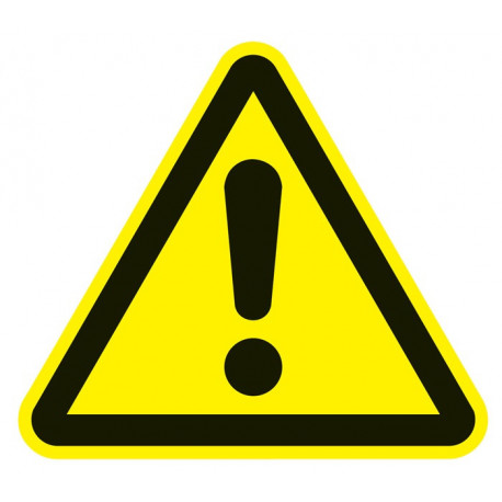 Panneau d’avertissement ASR A1.3/DIN EN ISO 7010 200 mm attention zone dangereus