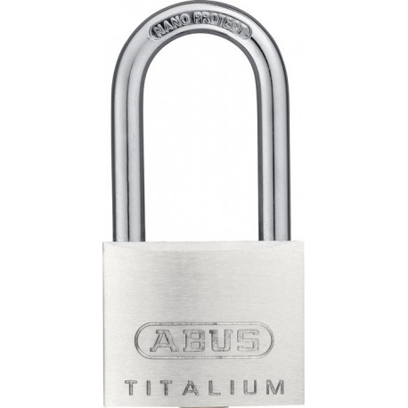 Cadenas cylindrique 64TI/40HB40 gl largeur du corps de verrou 40 mm Titalium fer