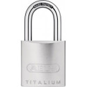 Cadenas cylindrique 86TI/45 sans corps de serrure à cylindre-B.46,5mm Titalium ABUS