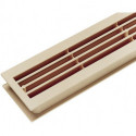 Grille aération L.452mm B.92mm plastique Coins droits (Par 10)