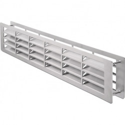 Grille aération 9083 L L.500mm B.100mm Alu.