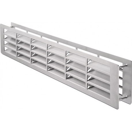 Grille aération 9083 L L.500mm B.100mm Alu.