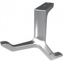 Patère pour plafond 0200 double saillie 87 mm aluminium, anodisé argent, hauteur 49 mm HERMETA