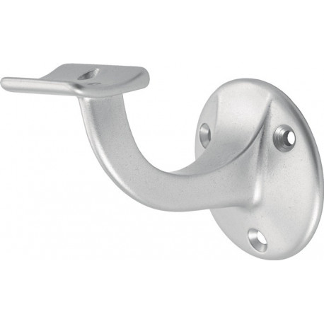Supports de main courante 3500 Alu anodisé argent D.plaque murale 56mm