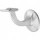 Supports de main courante 3501 Alu anodisé argent D.plaque murale 56mm