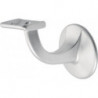 Supports de main courante 3503 Alu anodisé argent D.plaque murale 56mm droite HERMETA