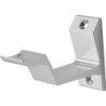 Supports de main courante 3542 Alu anodisé argent forme de dôme HERMETA