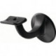 Supports de main courante 3506 Alu.plastifié noir D.plaque murale 56mm