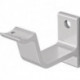 Supports de main courante 3553 Alu anodisé argent forme de dôme HERMETA