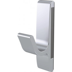 Patère magnétique 0150 - 40 mm aluminium anodisé argenté hauteur 85 mm HERMETA