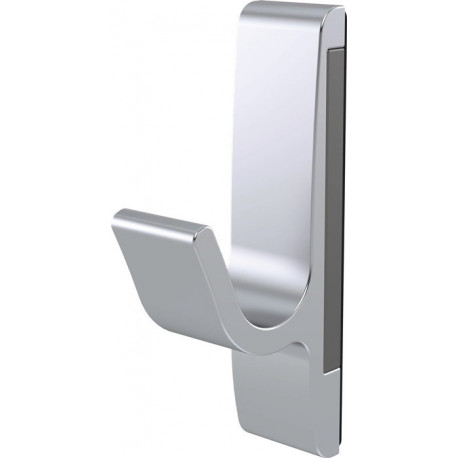 Patère magnétique 0150 - 40 mm aluminium anodisé argenté hauteur 85 mm HERMETA