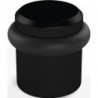 Butoir de porte au sol 4735 Ø 39 mm, hauteur 36 mm, aluminium anodisé noir, fixation par cheville HERMETA
