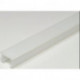 Profilé rainure LED opale 2000 mm L&S