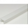 Profilé rainure LED opale 2000 mm L&S