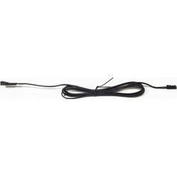 Câble de raccordement LED noir pour 12 V 1800 mm L&S