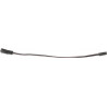 Adapteur cable Emotion noir pour 12 V 200mm L&S