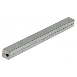 Goupille carrée Goupille profilée, carrée 8 x 120 mm, fer zingué, HOPPE en 2 parties