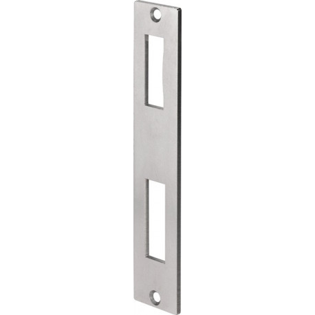 Plaque de frappe.147NIPS VA B.24xL.172mm carré DIN G/D fl.AMF