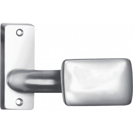 Poignée porte 485 LM F1/naturf.gekr.ktg.fest B.65mm H.44mm AMF