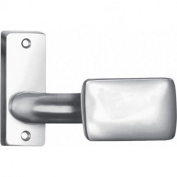 Poignée porte 485 metal F1/naturf.gekr.ktg.fest/drehb.B.65mm H.44mm AMF