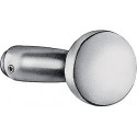 Bouton de porte 478L métal clair F1 / couleur naturelle coudée ronde 60 mm AMF