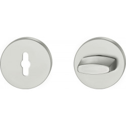 Paire rosace porte 12 1735 Alu.0105 -7mm R-WC rd.FSB