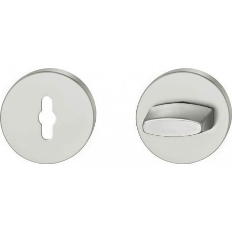 Paire rosace porte 12 1735 Alu.0105 -7mm R-WC rd.FSB