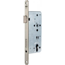 Serrure à mortaise pour porte d'entrée 0024 PZW 22/65/92/10mm DIN Droite argenté rd BKS