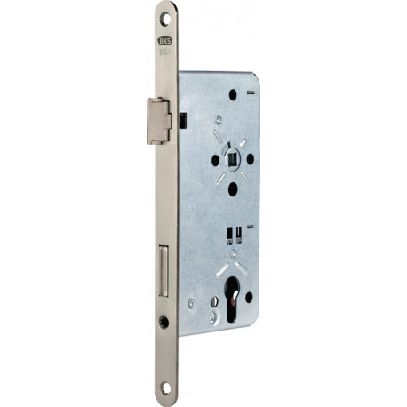 Serrure à mortaise pour porte d'entrée 0024 PZW 24/65/92/10mm DIN Droite argenté rd BKS