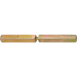 Carré porte 4YW - .9x84mm broche pleine fendue BKS