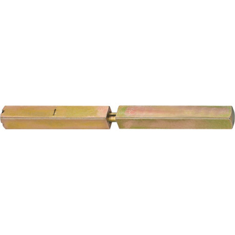 Carré porte 4YW - .9x84mm broche pleine fendue BKS