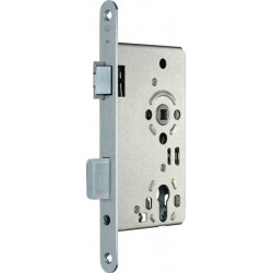 Serrure à mortaise .PZW 20/ 55/72/8mm DIN Gauche VA rd Kl 3 Zinc coulé sous pression SSF