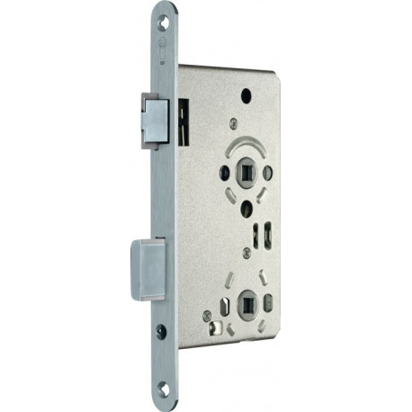 Serrure à mortaise .BAD 20/ 55/78/8mm DIN Gauche argenté rd Kl 3 Zinc coulé sous pression SSF