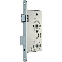 Serrure à mortaise .BAD 20/ 55/78/8mm DIN Gauche VA rd Kl 3 Zinc coulé sous pression SSF