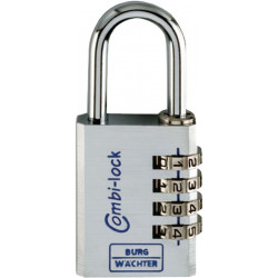 Cadenas à combinaison Combi Lock 90 Chromo B.30mm Alu.3 (Par 10)