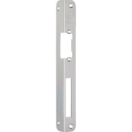 Gâche serrure .324 S.3mm acier galva DIN Droite ASSA ABLOY