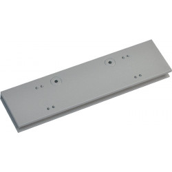 Patin de porte en verre TS 92 argenté DORMAKABA