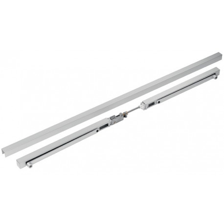 Glissière pour GSR/V pour TS 93 B argent Côté charnière DORMAKABA