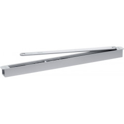 Rail de guidage Boxer E pour ferme-porte Boxer argent avec levier électromécanique GEZE