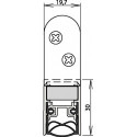 Joint de porte Schall-Ex® Ultra WS 1-290 2-s.L.708mm Alu anodisé.HLT ATHMER