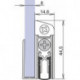 Joint de porte Schall-Ex® GS-8 1-407 1-s.L.958mm Alu anodisé.GLT ATHMER