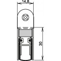Joint de porte Schall-Ex® DUO L-15 WS 1-382 2-s.L.833mm Alu anodisé.HLT ATHMER