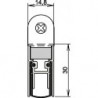 Joint de porte Schall-Ex® DUO L-15 WS 1-382 2-s.L.958mm Alu anodisé.HLT ATHMER