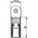 Joint de porte Schall-Ex® DUO L-15 WS 1-382 2-s.L.1083mm Alu anodisé.HLT ATHMER
