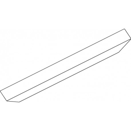 Profil OL 90 blanc L.2000mm GEZE