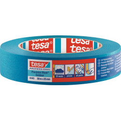 Crêpe de précision 4440 ext. UV PLUS lisse bleu longueur 50 m largeur 25 mm roul (Par 6)